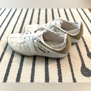 Women’s Vintage Y2K Diesel Moslette White Mesh & Leather Sneakers Sz 9 S5-01-NW